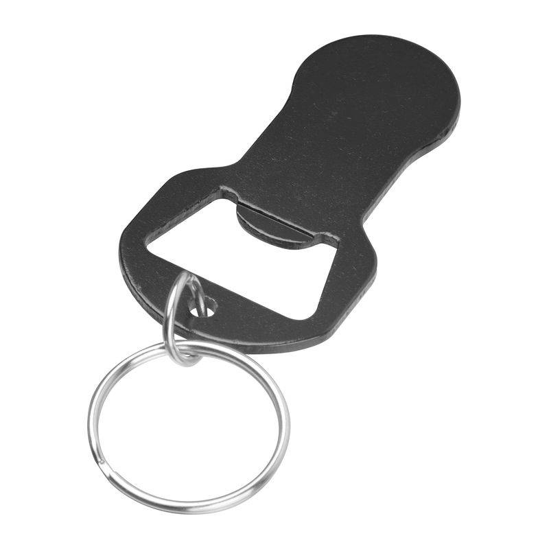 Kľúčenka z recyklovaného hliníka, čierna
