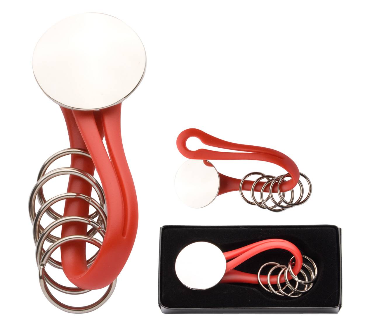 Knot kľúčenka, červená