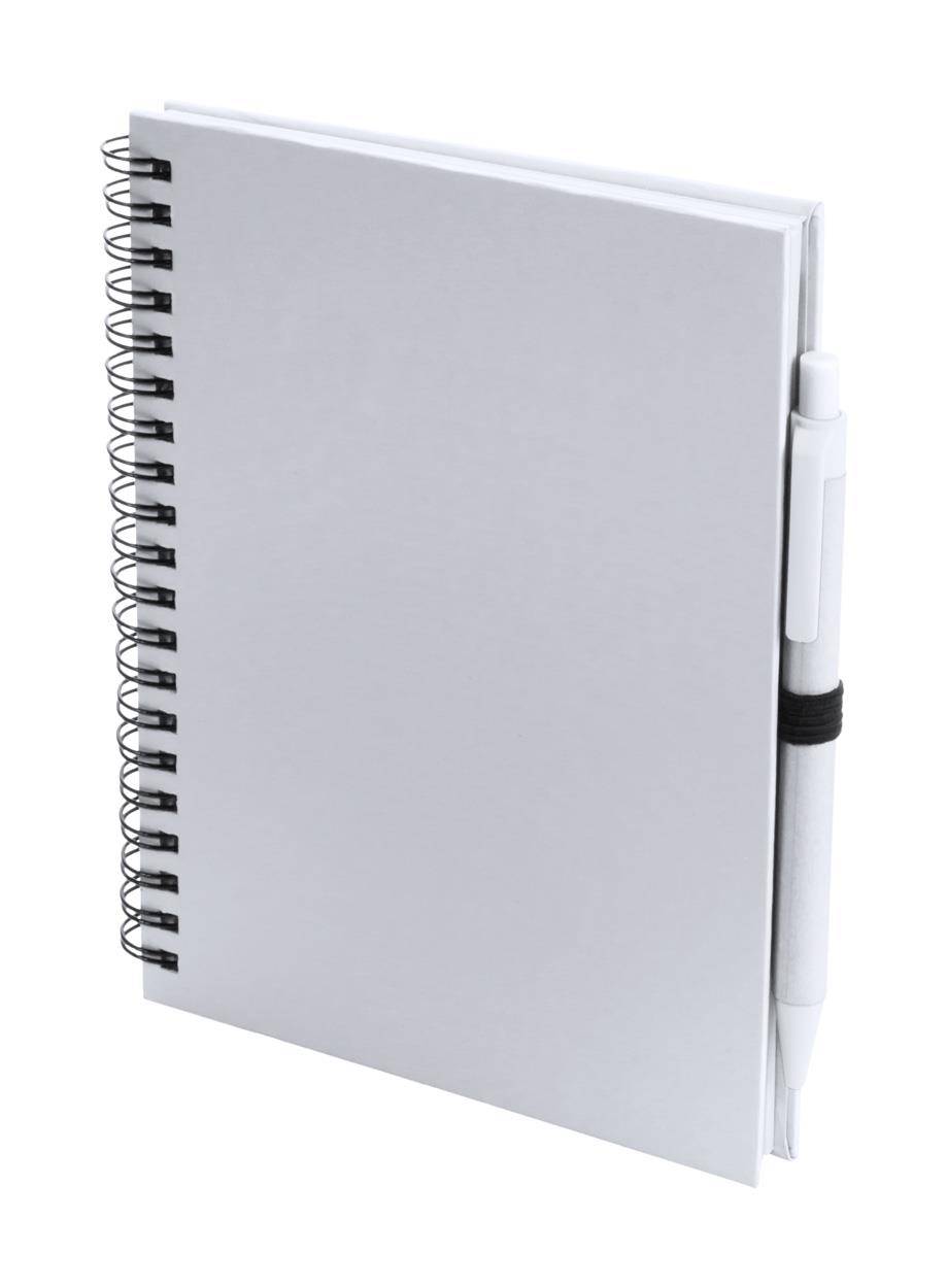 Koguel poznámkový blok, bílá