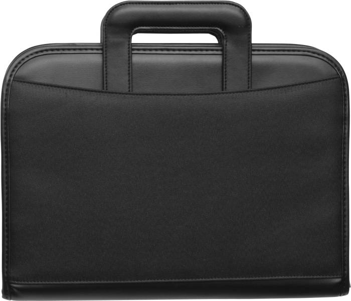 Konferenčné dosky A4 na zips, kalkulačka, blok, čierna