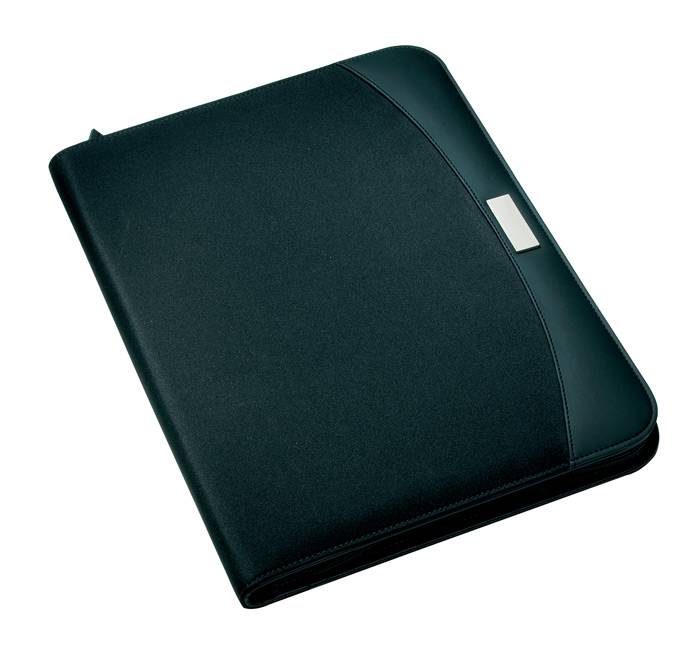 Konferenční desky s blokem, A5, černá