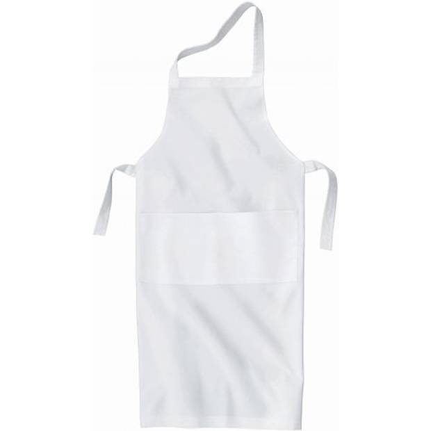 KORINA kuchyňská zástěra, bílá KORINA kuchyňská zástěra, bílá