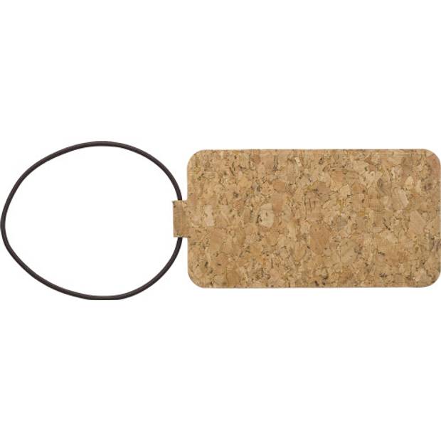 Korková visačka na zavazadla Makai, hnědá Korková visačka na zavazadla Makai, hnědá