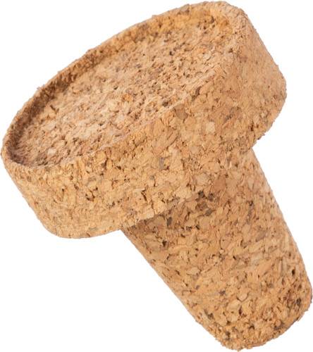 Korková zarážka na fľaše Helmut, hnedá