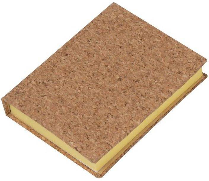 Korkový poznámkový blok, hnedá