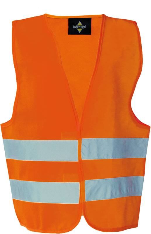 Korntex | KW01, Detská bezpečnostná vesta, oranžová, XXS