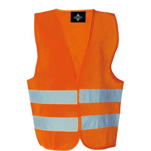 Korntex | KW01, Dětská bezpečnostní vesta, oranžová, XS Korntex | KW01, Dětská bezpečnostní vesta, oranžová, XS