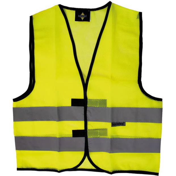 Korntex | KXQ – Thessaloniki, Letní bezpečnostní síťovaná vesta, žlutá, S Korntex | KXQ – Thessaloniki, Letní bezpečnostní síťovaná vesta, žlutá, S