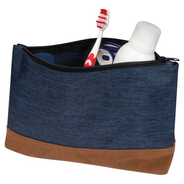 kosmetická taštička, modrá tmavá kosmetická taštička, modrá tmavá