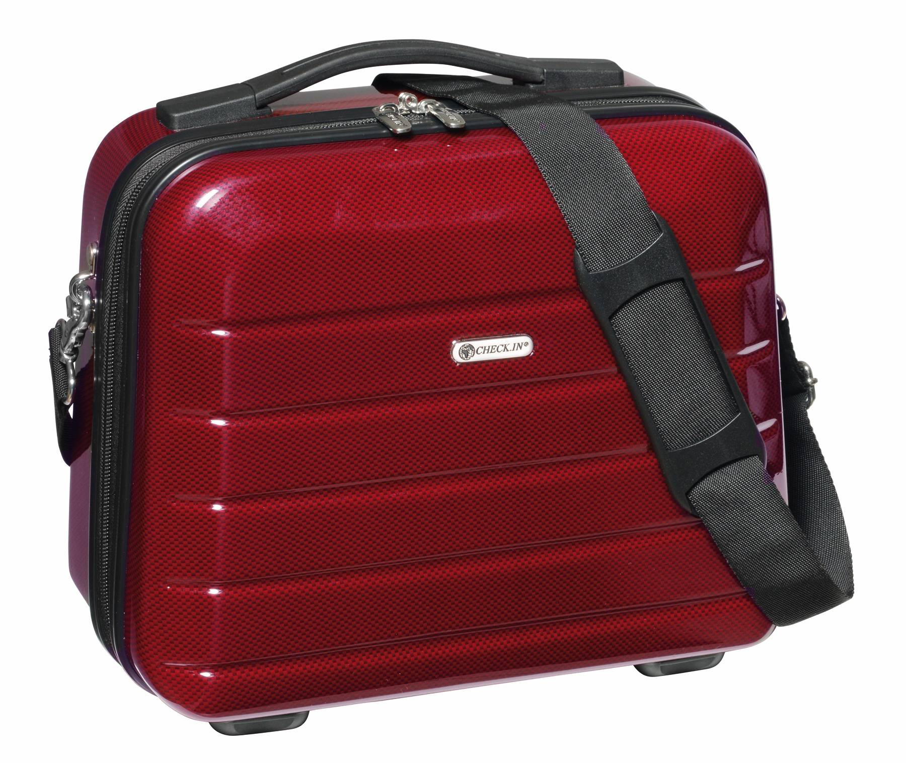 "Kosmetický kufřík ""London 2.0"", červená"