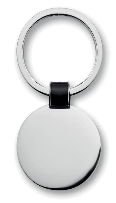 Kovová kľúčenka, čierna