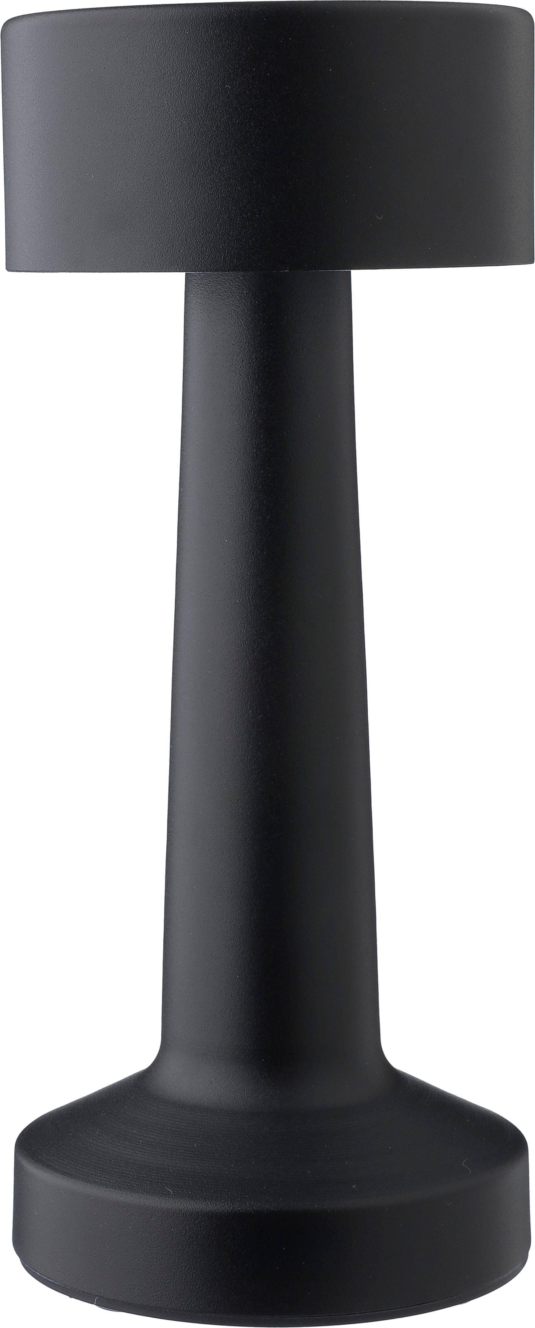 Kovová stolová lampa Fiorella, čierna