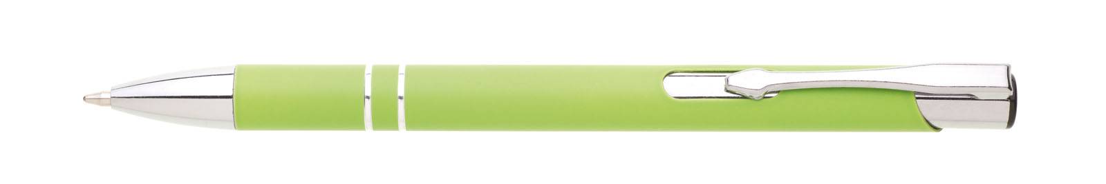 Kovové pero 991 pogumované, světle zelená