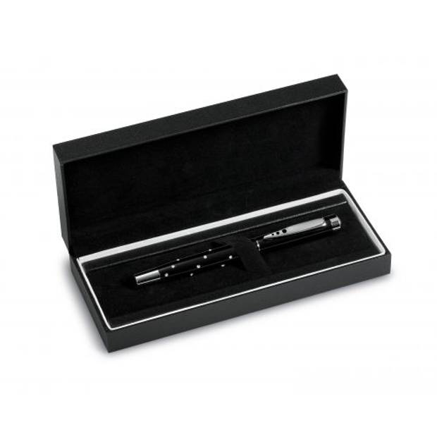 Kovové plnicí pero s 24 kamínky Swarovski, černá Kovové plnicí pero s 24 kamínky Swarovski, černá