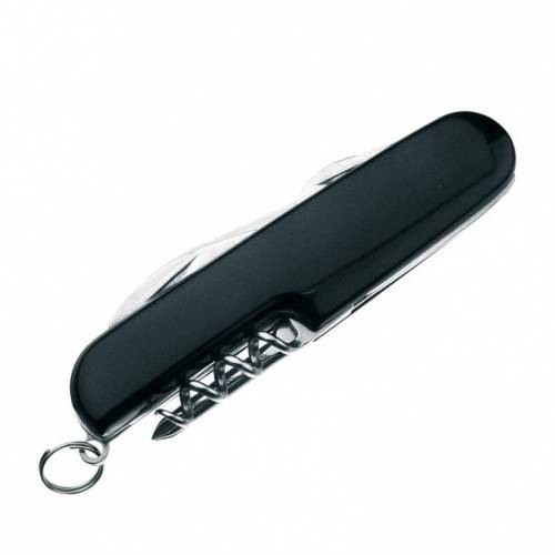 Kovový vreckový nožík,7-dielny, čierna