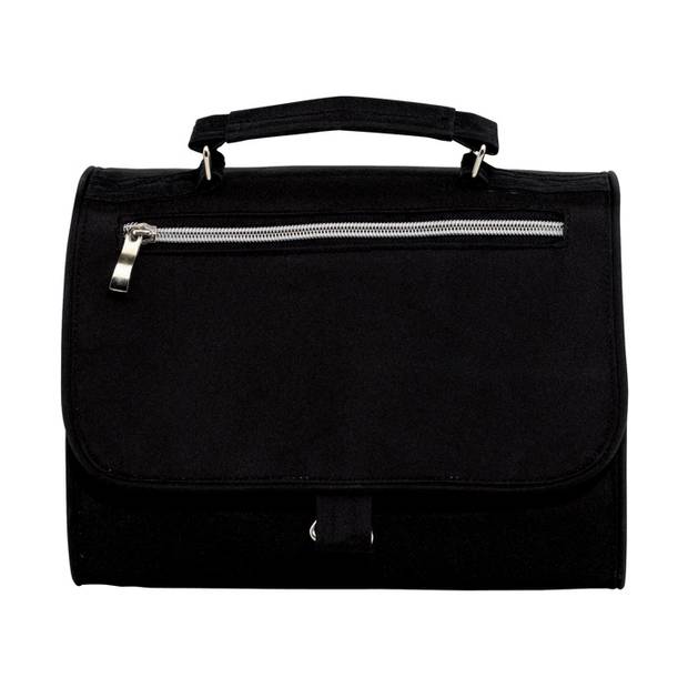 Kozmet.taška, rozkládacia s háčikom na zavesenie, čierna Kozmet.taška, rozkládacia s háčikom na zavesenie, čierna