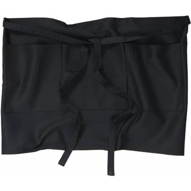 Krátká zástěra do pasu, černá Krátká zástěra do pasu, černá