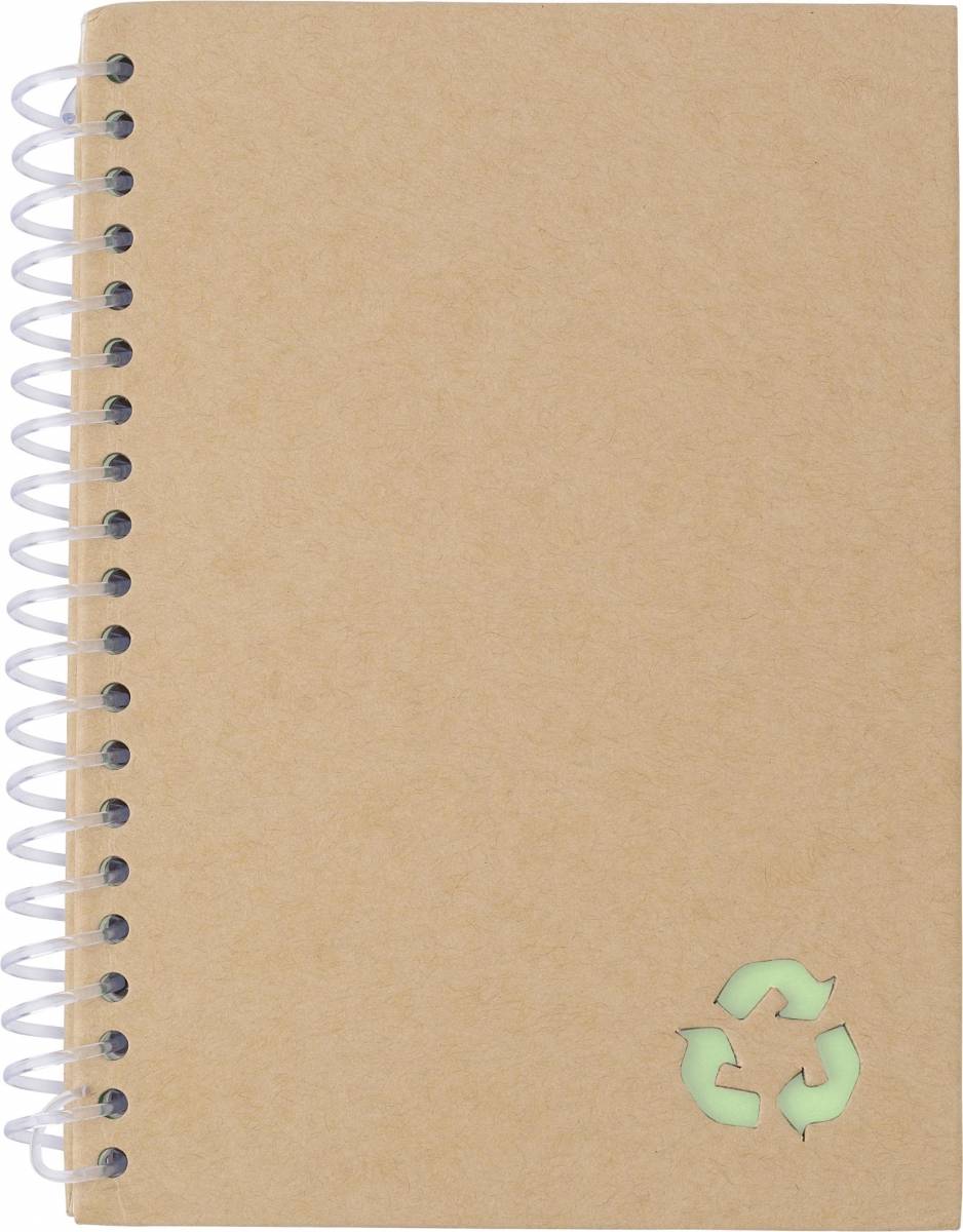 Kroužkový zápisník, 72 linkovaných stran, zelená