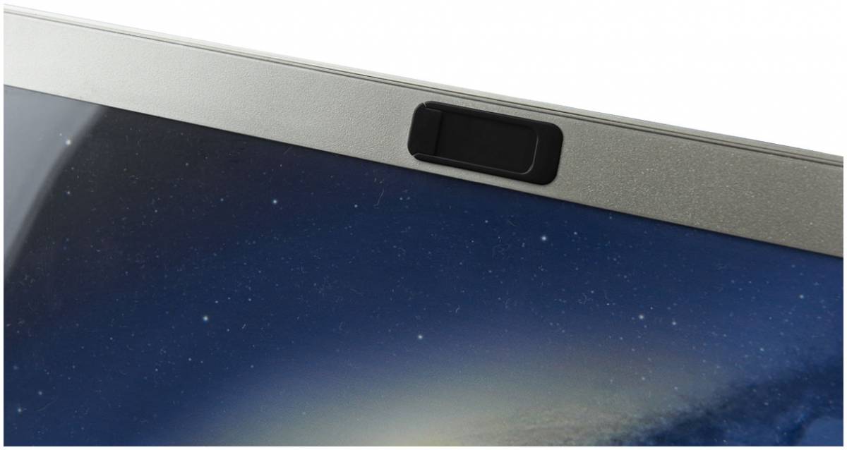 Krytka na webkameru, čierna