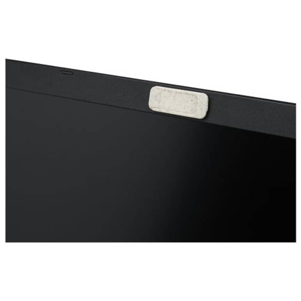 Krytka webovej kamery z pšeničnej slamy Kushi, biela Krytka webovej kamery z pšeničnej slamy Kushi, biela