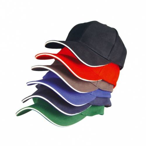 Kšiltovka značky CrisMa, šestipanelová, černá