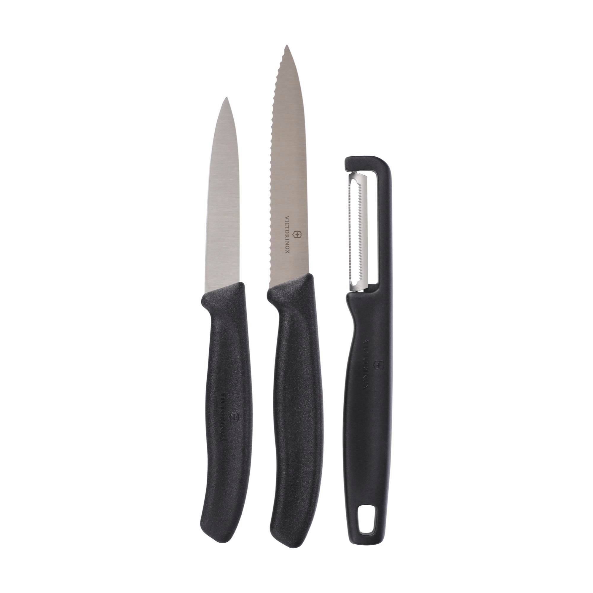 Kuchynská súprava Victorinox Swiss Classic | 3 kusy, čierna