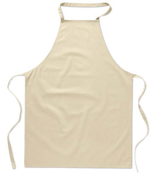 Kuchynská zástera, bežová