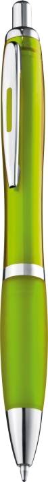 Kuličkové pero, modrá náplň, zelená