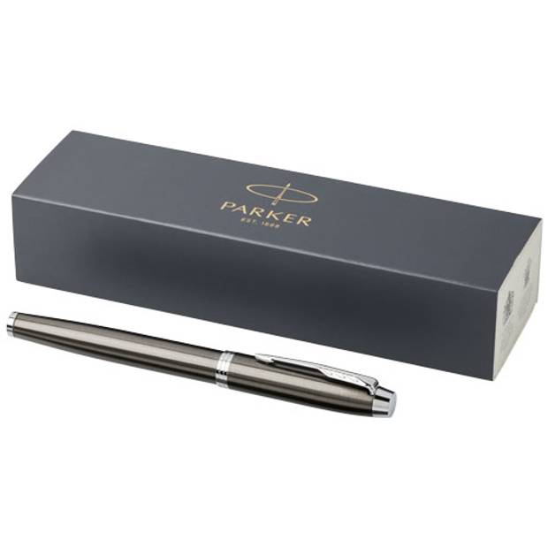 Kuličkové roller pero IM, espresso hnědá / černá Kuličkové roller pero IM, espresso hnědá / černá