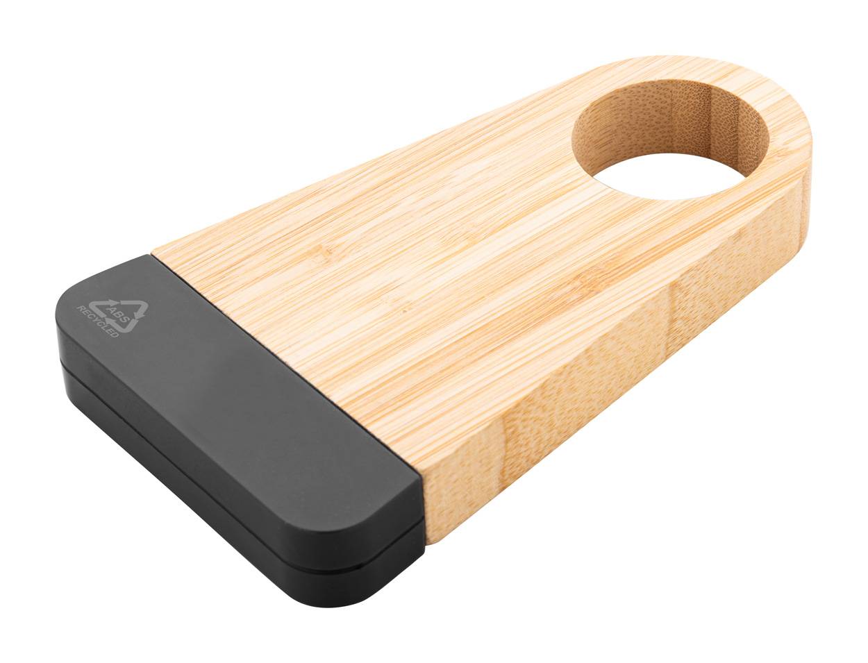 Kyoho vývrtka s držiakom na fľašu, hnedá natural