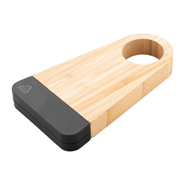 Kyoho vývrtka s držiakom na fľašu, hnedá natural Kyoho vývrtka s držiakom na fľašu, hnedá natural