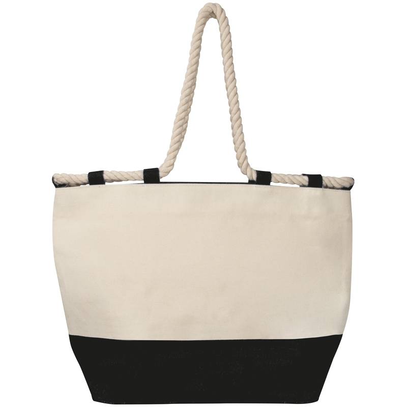 LABELA plážová taška, čierna