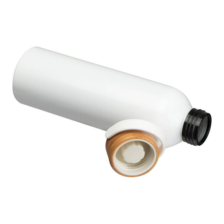 Láhev z recyklovaného hliníku, bílá