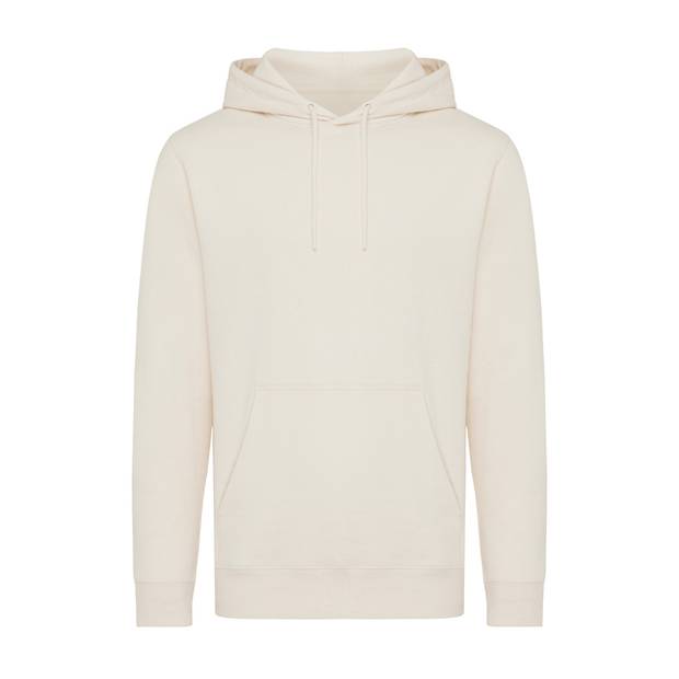Ľahká mikina s kapucňou Iqoniq Rila z recykl. bavlny, biela natural raw XXS Ľahká mikina s kapucňou Iqoniq Rila z recykl. bavlny, biela natural raw XXS