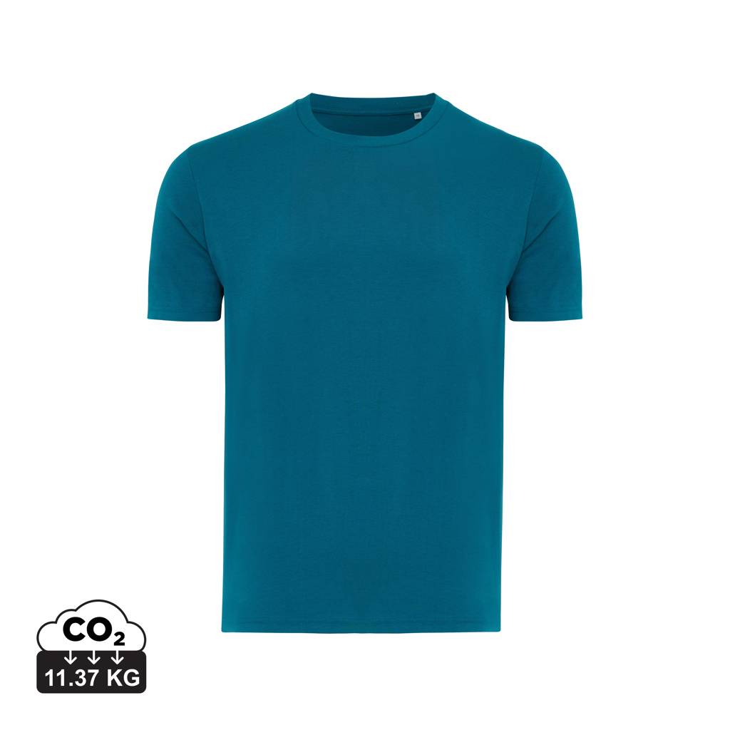Ľahké tričko IQONIQ Sierra z recykl. bavlny, modrá Dark Teal