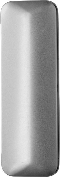 LANELI  súprava guľôčkového pera a mikroceruzky,strieborná