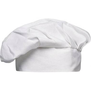 LASKIN bavlnená kuchárska čiapka, biela