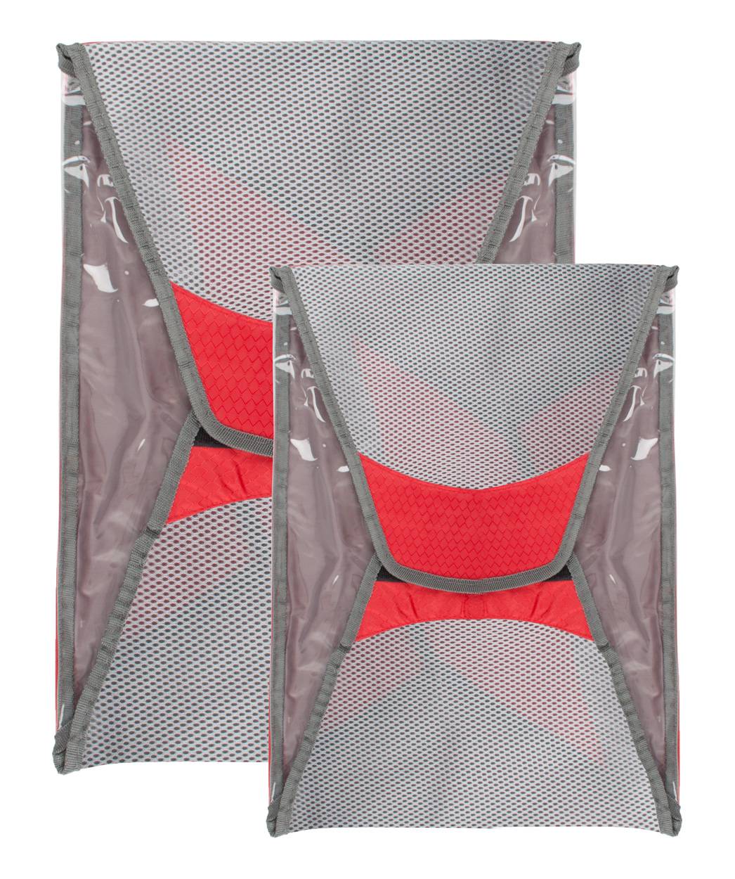 Leeds Set vakov na šaty, sivá - červená