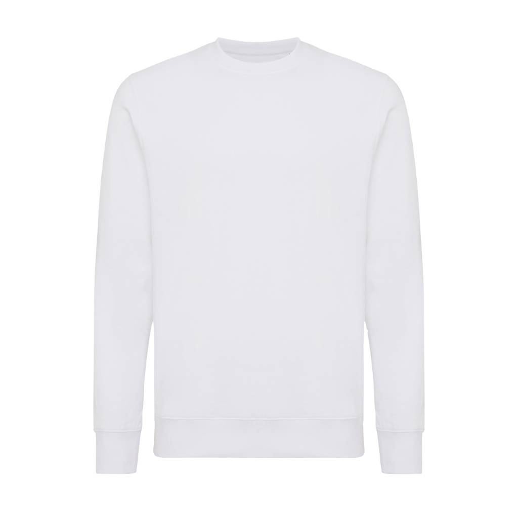 Lehká mikina Iqoniq Etosha z recykl. bavlny, bílá recycled XXS