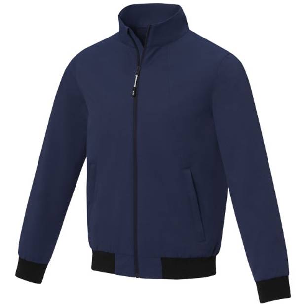 Lehká unisex bunda typu bomber Keefe, modrá XS Lehká unisex bunda typu bomber Keefe, modrá XS