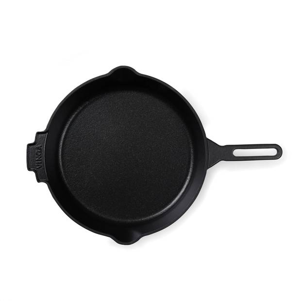Liatinová skillet panvica VINGA Ardoise, 27cm, čierna Liatinová skillet panvica VINGA Ardoise, 27cm, čierna