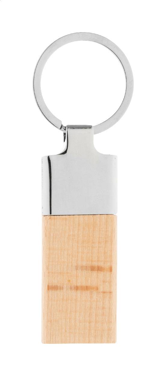Lignum prívesok na kľúče, hnedá Natural