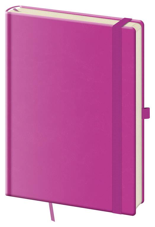 Linkovaný zápisník Print Pop L VIolet