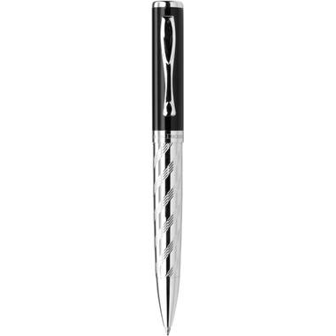 LISKET kovové guôčkové pero zn.CHARLES DICKENS, čierna náplň, strieborné
