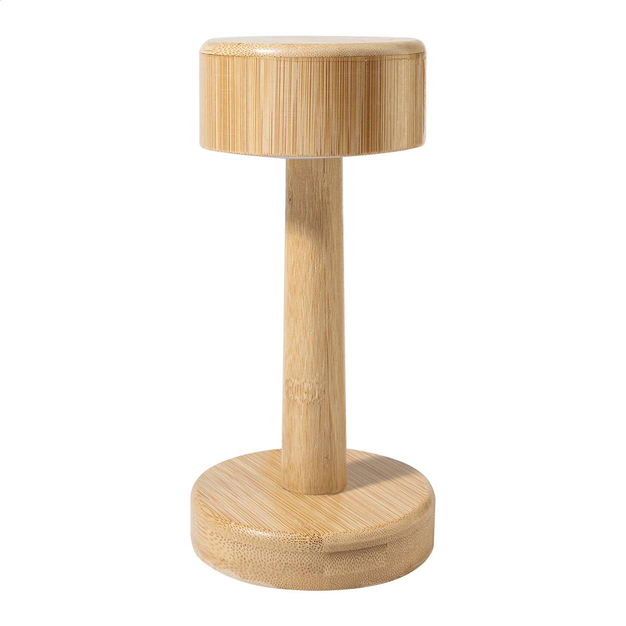 Lumboo bambusová stolná lampa, hnedá Natural