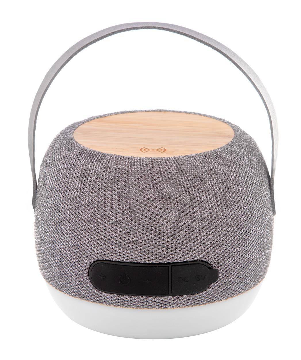 Lumifi bluetooth reproduktor s nabíjačkou, sivá