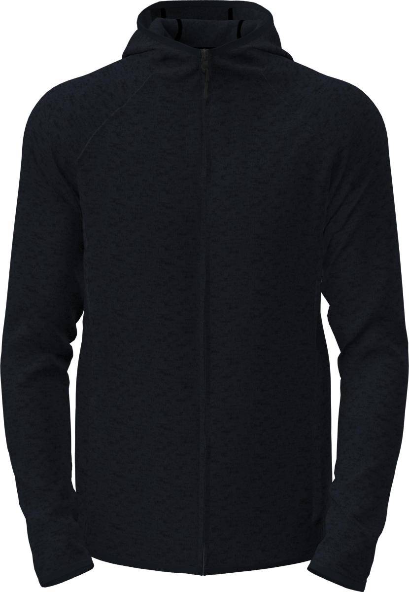 Lux Hooded Fleece Bunda STEDMAN, modrá Mudnight Heather, XXL