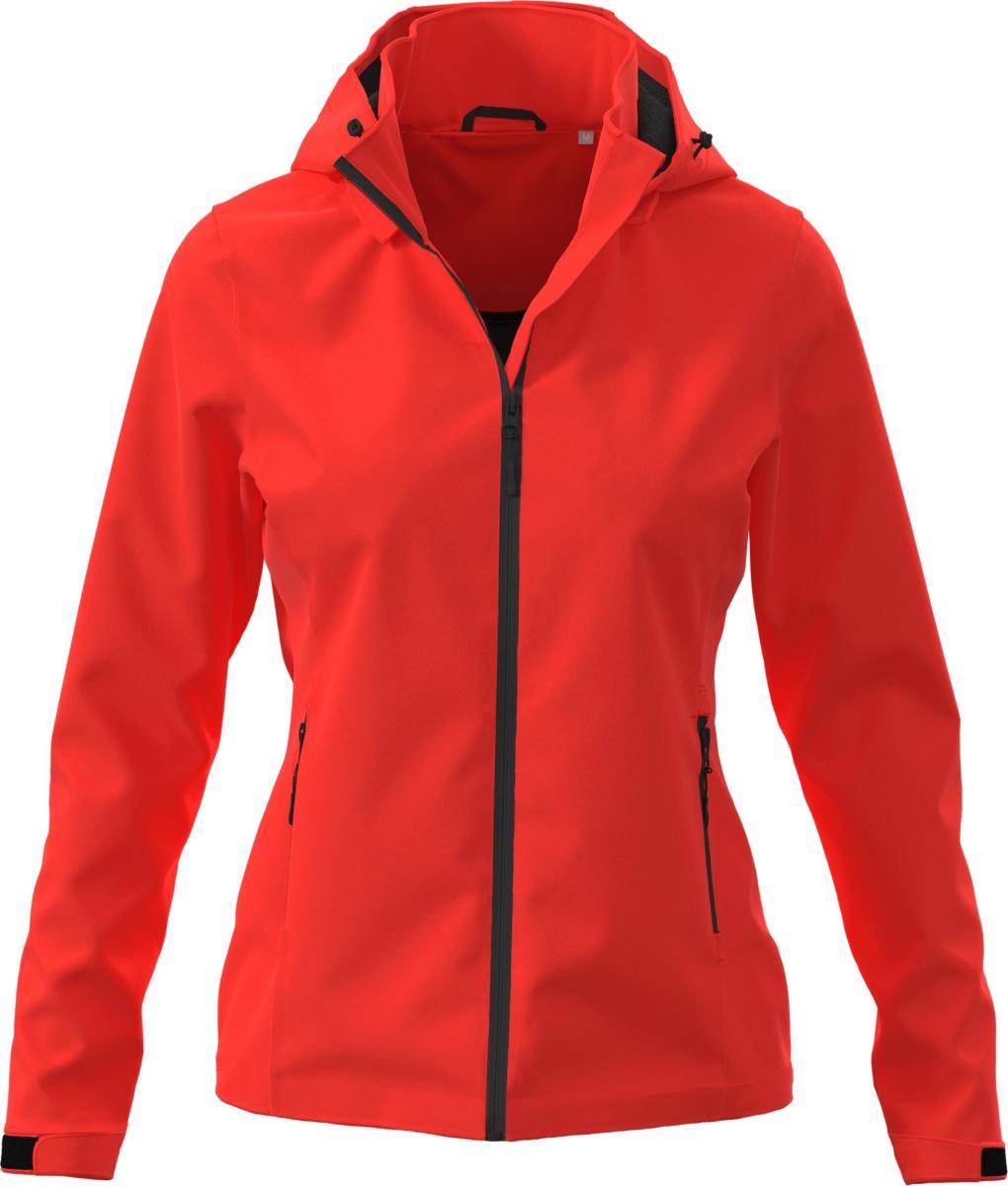Lux Softshell Bunda dámska STEDMAN, červená Scarlet, S