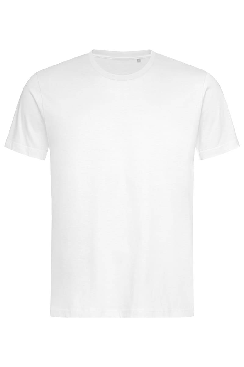 Luxusní tričko STEDMAN Crew neck, bílá, XL