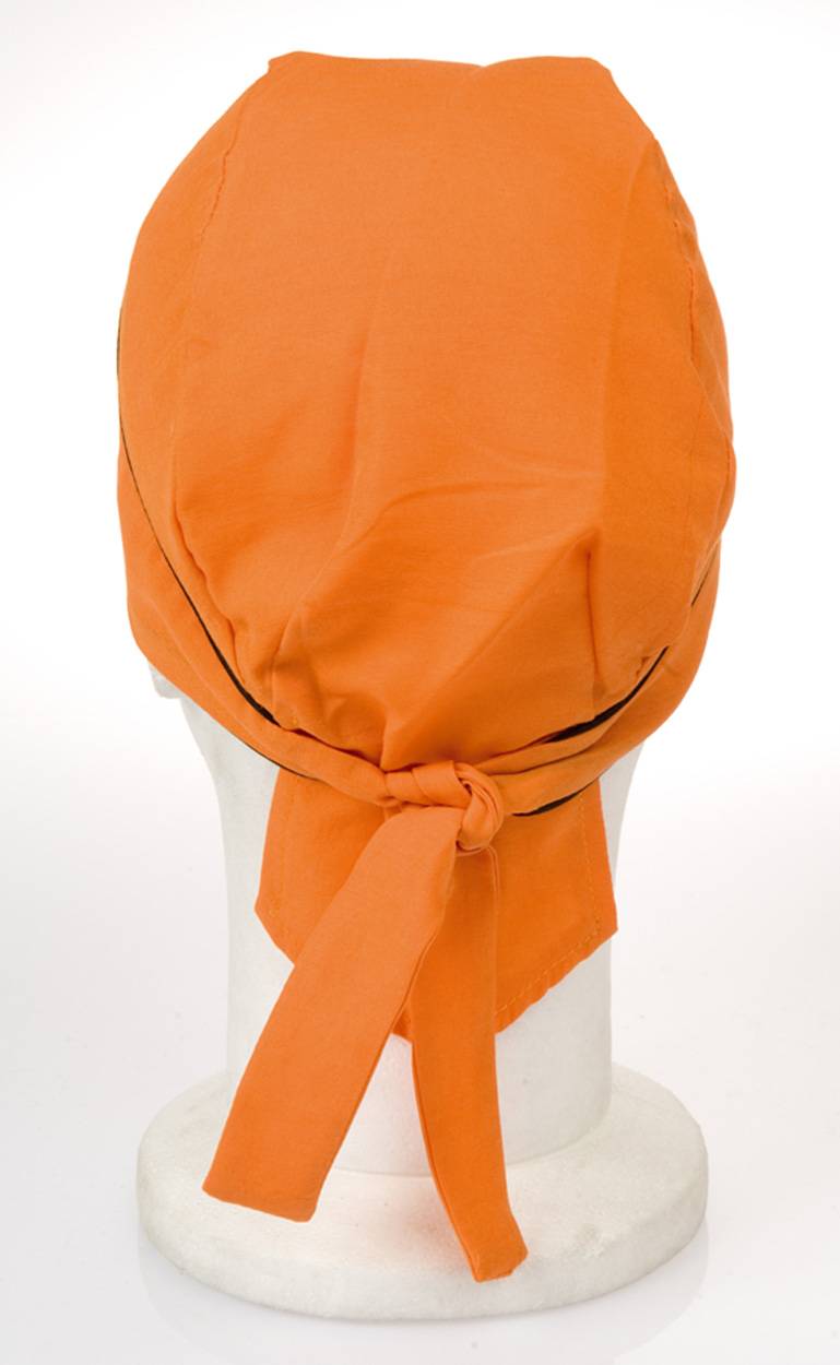 Lysio šatka na hlavu, oranžová